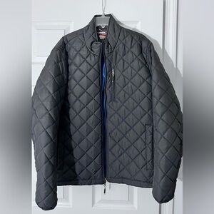 Hawke & Co Men's Dark Gray Quilted Puffer Jacket